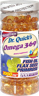 Dr Quick's  Omega 3-6-9 200 Softgel